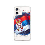 Силиконска маскица СРБИЈА за iPhone 12